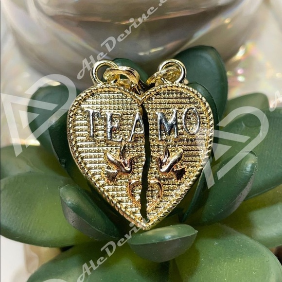 Multicolored Heart Te Amo pendant - Picture 4 of 5